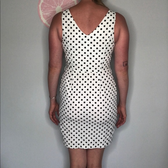 Vintage Scarlett dress black and white polka dot - Picture 3 of 6